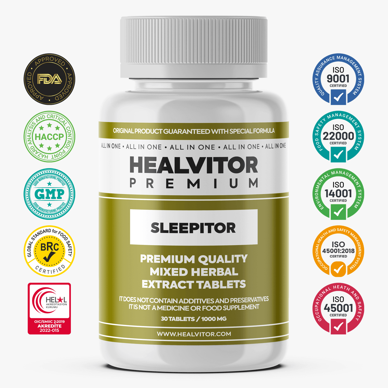 SLEEPITOR-1.png <b>Supretol Premium </br> Sleepitor 30 Tablet</b> </br></br>Uyku İlacı, Uykusuzluk, Uyuyamama, Derin Uyku Uyuyamama, Uykuya Dalamama, Uyku Düzensizliği, Uyku Gelmemesi Tedavisi - Görsel 1